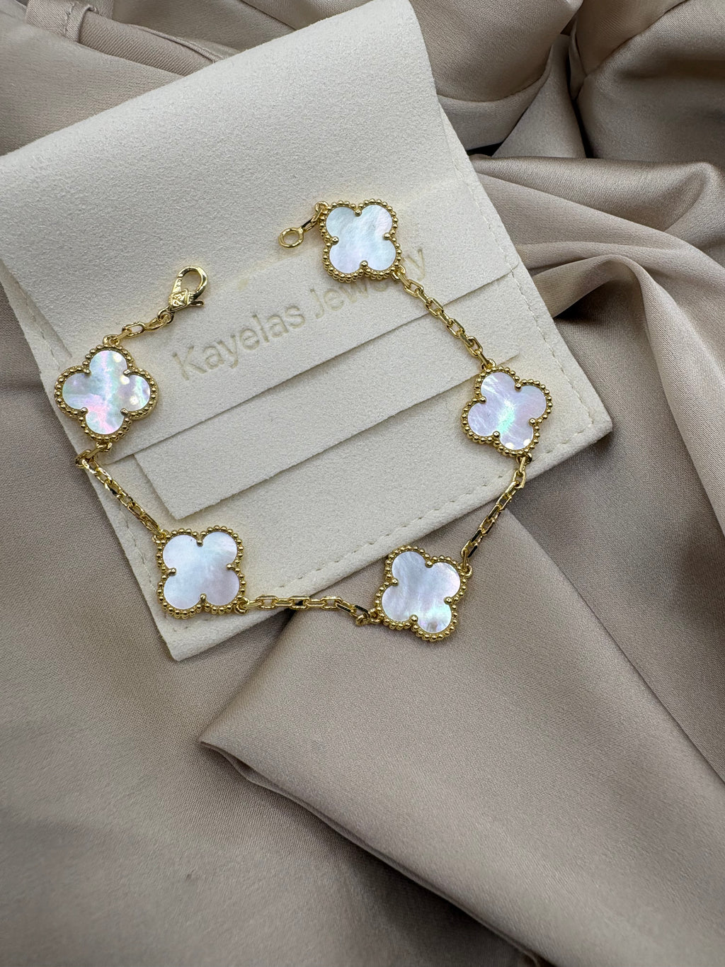 Bracelet "Vanessa blanc"
