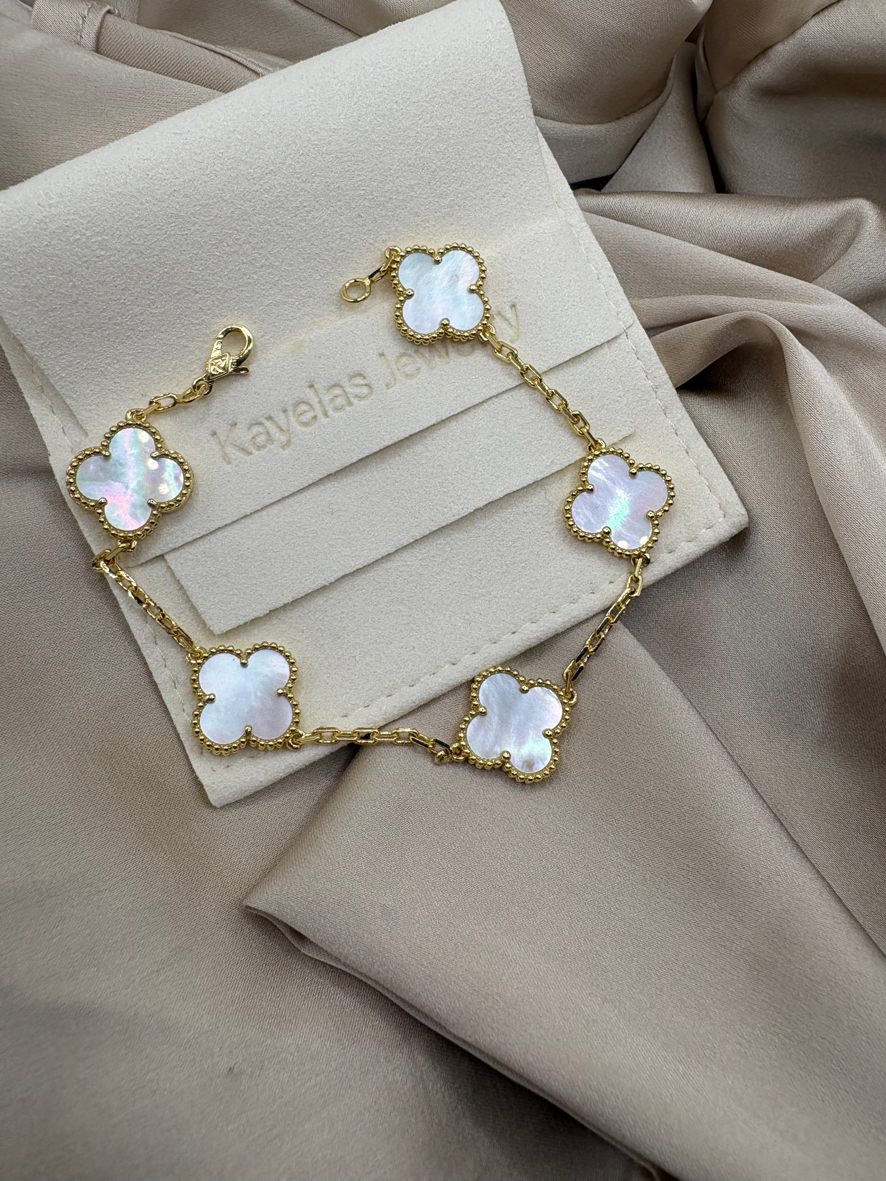 Bracelet "Vanessa blanc"