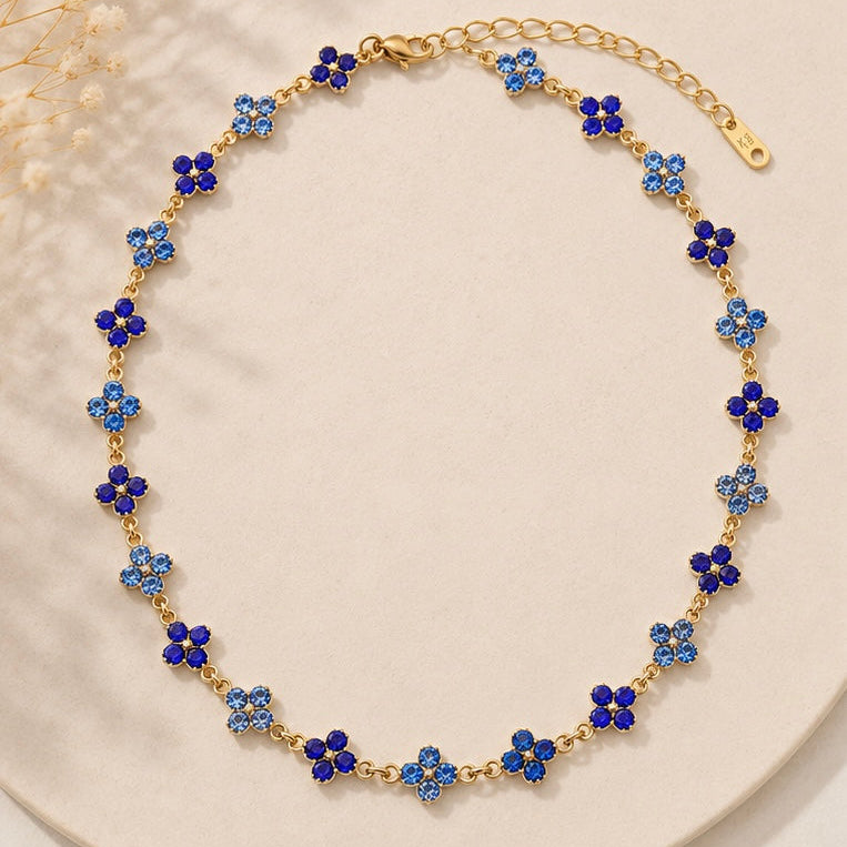Collier "Myriam bleu"