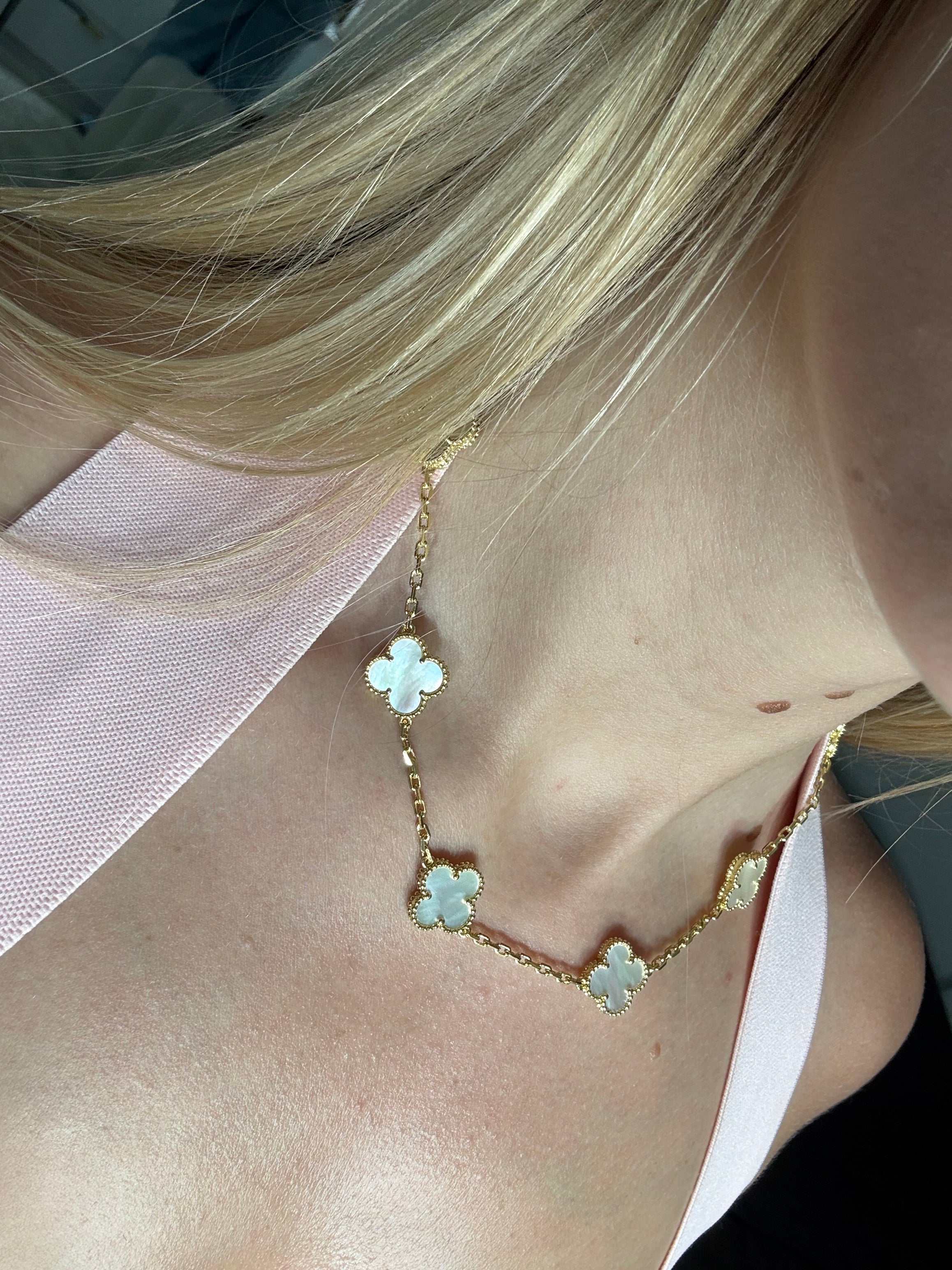 Collier "VC blanc"