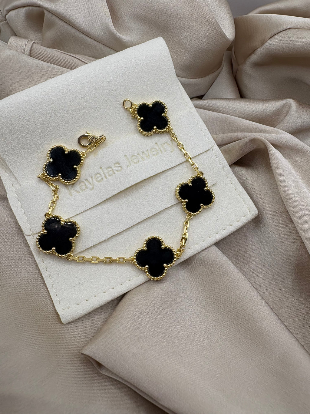 Bracelet "Vanessa noir"