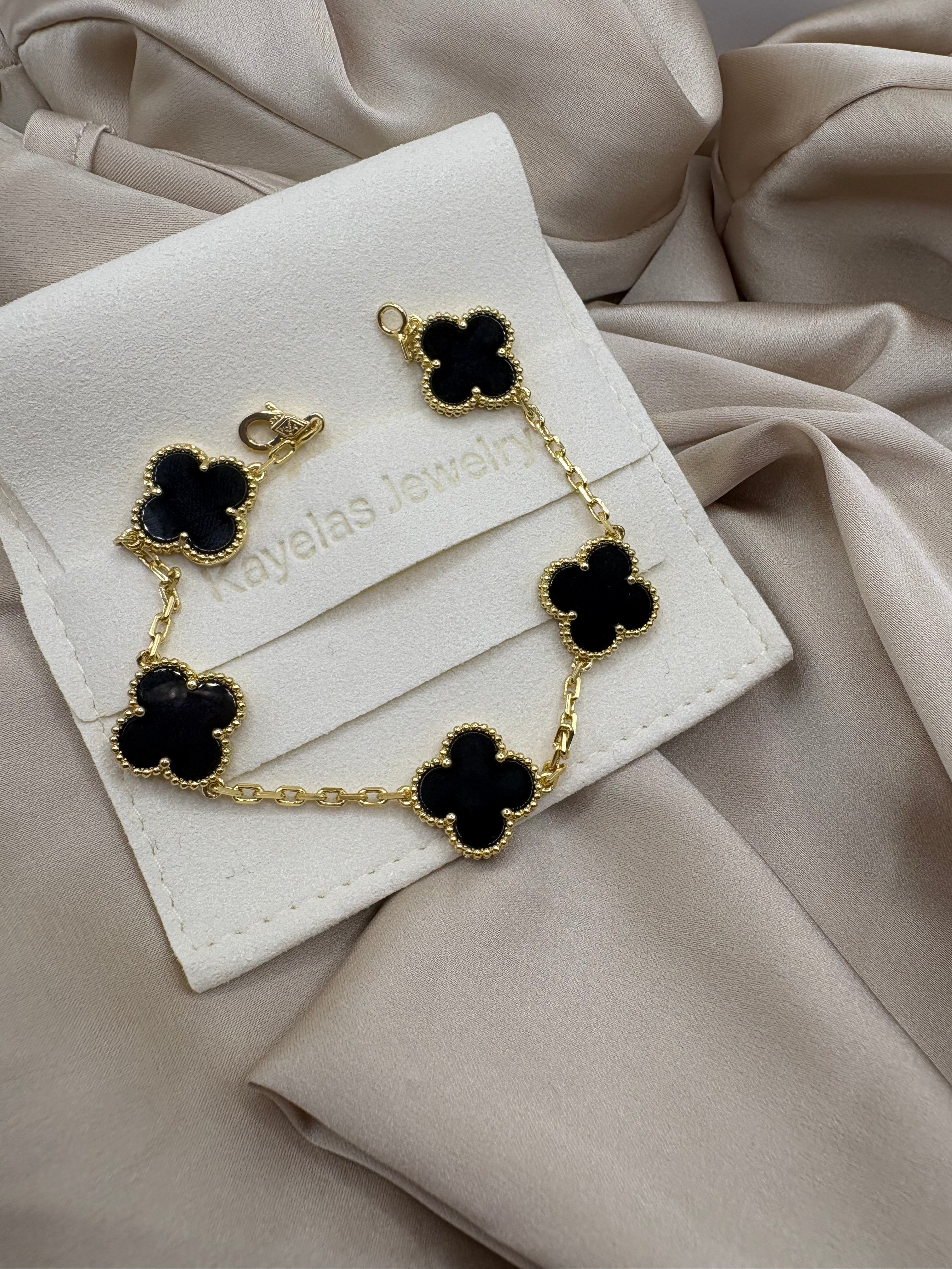 Bracelet "Vanessa noir"