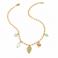 Collier "Vert coquillage"
